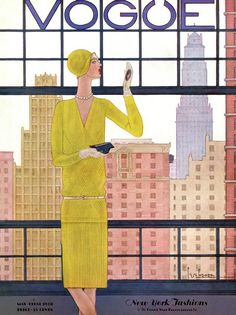 a woman in a yellow dress and hat is standing on a balcony looking out the window