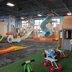 Indoor Bounce House Business, Indoor Playground Name Ideas, Playroom Business, Kids Zone Design, Playroom Cafe, Indoor Playground Business, Inside Playground, Toddler Indoor Playground