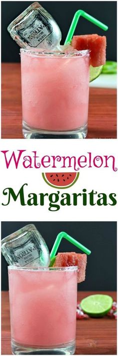 Watermelon Margaritas! – My Incredible Recipes Watermelon Margaritas, Awesome Recipes, Incredible Recipes, Kool Aid, Daiquiri, Milkshakes