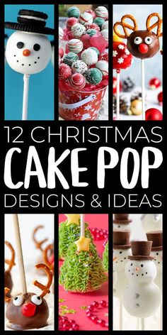 12 Christmas Cake Pops Dipped Cake Pops, Christmas Cake Pops Recipe Easy, Festive Cake Pops, How To Make Frosting For Cake Pops, How To Freeze Cake Pops, Pound Cake Cake Pops, Push Up Cake Pops Ideas, Christmas Cake Push Pops