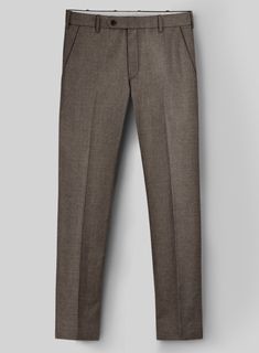 Turn ordinary days into extraordinary moments with the Hardy Minnis Brown Sharkskin Wool Pants. Crafted from superior wool, its rich brown hue, woven into a refined solid pattern, reflects a luxurious charm that is both timeless and contemporary. Ideal for the most prestigious occasions, from grand soirées to pivotal boardroom presentations, this pant promises not just attire, but an embodiment of confidence and distinction.  The "Enterprise" collection by Hardy Minnis, crafted from Huddersfield's rich textile heritage, offers luxurious Super 100s fabric weighing 210gsm. Ideal for suits and formal wear, this collection combines traditional and modern designs, ensuring smooth handling and year-round wearability. Elevate your style with the sophistication and quality of the "Enterprise" coll Extraordinary Moments, Ordinary Day, Wool Pants, Wool Suit, Suit Shop, Double Breasted Suit, Wool Fabric, Solid Pattern, Fabric Samples