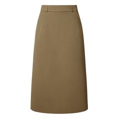 This women's pencil skirt is a stylish and versatile piece of clothing available, designed to flatter every woman's figure with its high waist and sleek silhouette. Crafted with great attention to detail, this skirt is made from a better fabric blend, consisting of a combination of polyester and spandex. The added stretch in the fabric ensures a comfortable fit while still maintaining its shape. The skirt sits comfortably at the natural waistline, accentuating the waist. Skirts Brown, Brown Pencil Skirt, Casually Chic, Midi Pencil Skirt, Skirt High Waist, Women Figure, Womens Pencil Skirts, Midi Skirt Pencil, Midi Skirts