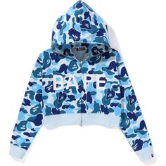 BIG ABC CAMO CROPPED FULL ZIP HOODIE LADIES Bape Jacket, Hoodie Crop Top, Bape Hoodie, Shark Hoodie, Streetwear Jackets, Winter Fit, Crop Top Hoodie, Sweat Dress, Exclusive Clothing