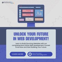 the web development course for beginners to learn how to build an app on a computer