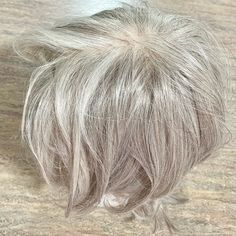 In Good Condition. Kept In Box. Short Grey Hair Toppers, Grey Hair Topper, Hair Toppers For Women, Wig Color, Short Grey Hair, Raquel Welch, Hair Toppers, Grey Hair, Lace Front