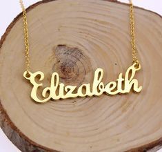 Gold Name NecklaceP Pear Shaped Diamond Necklace, Baguette Diamond Necklace, Customized Necklace, Good Luck Necklace, Sterling Silver Name Necklace, Diamond Bar Necklace, Evil Eye Necklace Gold, Diamond Choker Necklace, Star Charm Necklace