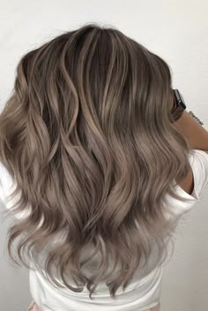 Ash Brown Hair Balayage, Ash Blonde Hair Balayage, Rambut Brunette, Ash Hair Color, Mushroom Hair, Brown Hair Inspo, Brunette Hair With Highlights, Ash Blonde Hair, Brown Hair Balayage