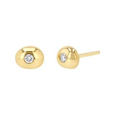 Venus Diamond Earrings – Baby Gold 18k Gold Earrings, Fancy Earrings, Kids Earrings, Diamond Stud Earrings, Earring Sale, Diamond Stud, Recycled Gold, Modern Earrings, Handbag Shoes