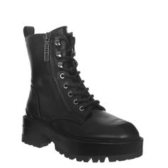 PRICES MAY VARY. Take-charge style with chunky lug soles, the GUESS Fearne booties feature inside and outside zippers accenting the cool lace-up look. Round Toe Zip Closure Chunky Combat Boots, Black Combat Boots, Combat Boot, Synthetic Rubber, Ankle Bootie, Luxury Store, Black 7, The Cool, Pharmacy Gifts