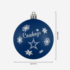 Dallas Cowboys 5 Pack Shatterproof Ball Ornament Set FOCO - FOCO.com Dallas Cowboys Ornaments Diy, Dallas Cowboys Christmas Decorations, Dallas Cowboys Ornaments, Dallas Cowboys Christmas Ornaments, Dallas Cowboys Christmas, Logo Face, Cowboy Christmas, Gifts Sign, Team Name