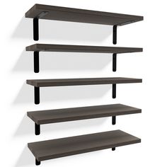 PRICES MAY VARY. 【More Space, More for You】 – We offer Full Size Floating Shelves for Wall: 16.5"L×6"W×0.6"H (SET of 5). Max Weight Capacity: 40 lb. RICHER HOUSE Floating Shelves for Wall décor could give you extra storage in bathroom, guest bathroom, bedroom, kitchen, and living room. It’s perfect to add some farmhouse rustic charm to your wall and house. 【Rustic Farmhouse/Modern Style】 - RICHER HOUSE Wood Floating Shelves for Wall décor are made of solid Paulownia wood without any extra proces Bathroom Wood Shelves, Shelves For Bedroom, Shelves For Wall, Floating Shelves Bathroom, Farmhouse Shelves, Rustic Floating Shelves, Wall Shelf Decor, Rustic Wood Walls, Wood Wall Shelf