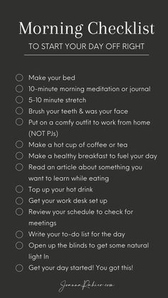 Getting Your Life Together Checklist | Getting My Life Together Checklist | Get My Life Together Getting Your Life Together Checklist, 5 Minutes Journal, Getting My Life Together, Morning Checklist, Nice Pic, Morning Meditation