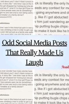 an article about social media posts that really made us laugh at someone else is already the only thing