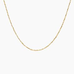 Drew 16 in. Twist Chain Necklace - 14K Yellow Gold. Perfect on its own or paired with other necklaces in a chic stack, this elevated, twisted rope chain is effortlessly fashionable and uniquely timeless.

As a Brilliant Pick, this piece displays the best and brightest in fashion and design and is beloved by Brilliant Earth designers and customers alike. Gold Drawing, Brilliant Earth, Gift Jewelry, Gold Chain Necklace, Rope Chain, Eternity Ring, Quality Jewelry, Pendant Jewelry, Bangs