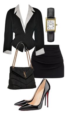 Classy Work Outfits, Looks Black, Trik Fotografi, Professional Outfits, Heel Shoes