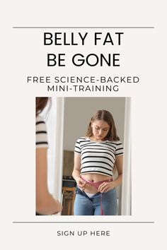 Ready to say goodbye to stubborn belly fat? Discover the most effective ways to get your flat tummy back with this free science-backed mini-training series! Say goodbye to endless crunches and hello to a fabulous, toned core! 💪 Sign up for the free mini-training Weight Lifting Workouts, Say Bye, Flat Tummy