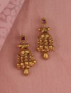 latest daily wear gold earrings designs Earrings For Girls Gold, Daily Wear Gold Earrings, Gold Earrings With Price, Gold Chandbali, Gold Hoop Earrings Style, Earrings With Price, Gold Earrings Design