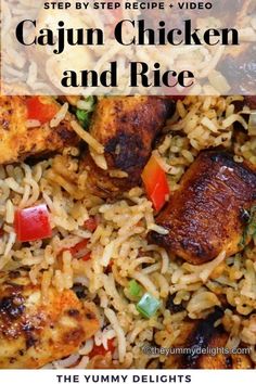 the recipe for cajun chicken and rice