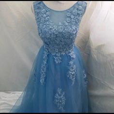 Absolutely Beautiful Dress! I Felt Like A Princess In If, Could Always Wear A Petticoat Under To Make It Poof Out Even More. Light Blue Ball Gown, Blue Ball Gown, Blue Ball Gowns, Blue Ball, A Princess, Beautiful Dress, Petticoat, Ball Gown, Beautiful Dresses