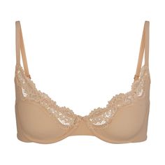 FITS EVERYBODY CORDED LACE UNDERWIRE BRA | CLAY - FITS EVERYBODY CORDED LACE UNDERWIRE BRA | CLAY Scoop Bra, Most Comfortable Bra, Lingerie Inspiration, Bra Pattern, Cute Bras, Corded Lace, Comfortable Bras, Hype Shoes, Triangle Bralette