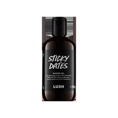 Sticky Dates Shower Gel, Sticky Dates Lush Spray, Lush Sticky Dates Shower Gel, Lush Products Aesthetic, Lush Shower Gel, Best Lush Products, Plastik Recycling