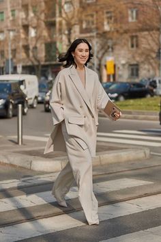 Milan Fashion Week Street Style, Looks Street Style, Milan Fashion Weeks, Autumn Street Style, Street Style Inspiration, Mode Inspo, Fall Street Style, Look Vintage