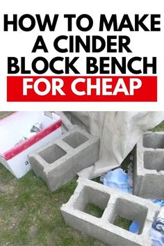 cinder block bench with text overlay how to make a cinder block bench for cheap