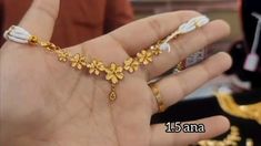 Gadwali Jwellery, Sita Har Gold Design, Chokar Design Jewelry In Gold, Thali Chains, Simple Necklace Designs, Bridal Jewelry Sets Brides