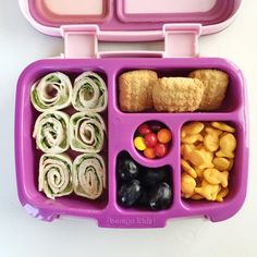 a bento box filled with different types of food