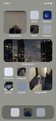 an iphone screen with multiple images and text