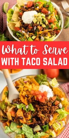 what to serve with taco salad