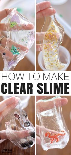 how to make a clear slime