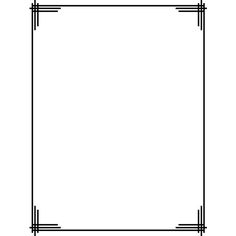 a black and white drawing of a square frame with lines in the middle, on a white background