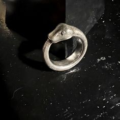 This Was A Custom Made Ring By A Jeweler In New York. I’ve Had This Piece For 15 Years And Used To Wear It Every Day. It’s Gorgeous And Has A Thick, Sturdy Band. As Much As I Love This Ring, It’s Time To Let It Move On To Shine With Someone Else. Sterling Silver Statement Ring, Gargoyle Ring, Ouroboros Ring, Fidget Rings, 6 Rings, Statement Ring Silver, Move On, To Shine, Pure Silver