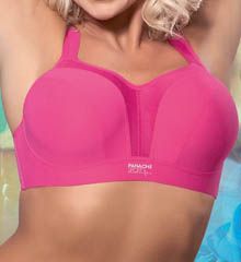 Panache Full-Busted Underwire Sports Bra...new, special sizing aid to help find a bra that fits without having to try every single one on.  Find one bra that's fits well, and choose your size to find out where you measure up in bras from other companies! Panache Bras, Girls Sports Bras, Womens Health Magazine, Best Sports Bras, Underwire Sports Bras, Runner's World, Best Bras, Health Magazine, Buyers Guide