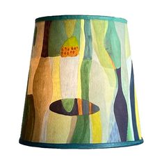 Janna Ugone & Co Lamp Shades Small Drum Lamp Shade in Riviera in Citrus Cool Lampshades, Collage Lampshade, Painting Lamp Shades Diy, Hand Painted Lamp Shades, Homemade Lamp Shades, Painted Lamp Shades, Cozy Lamps, Lamp Shade Makeover, Painted Lampshade