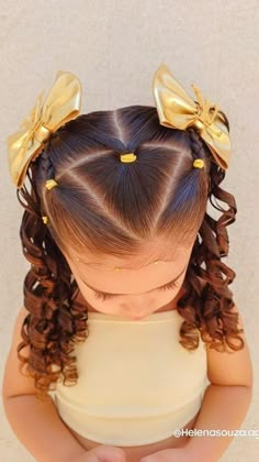 Kid Hair Styles Easy, Cute Curly Hairstyles For Kids, Toddler Hairstyles For Wedding, 1st Grade Hairstyles, Kid Curly Hairstyles, Toddler Birthday Hairstyles, Toddler Hairstyles With Bangs, Easy Hairstyles For Curly Hair Kids