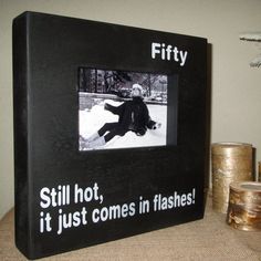 an instagramted photo frame with the caption'still hot, it just comes in flashes '