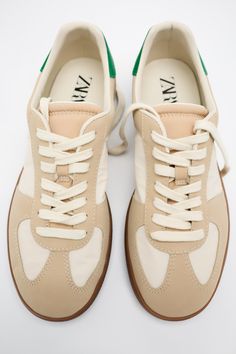 Women's Shoes | ZARA United States Zara Casual Leather Sneakers, Zara Sneakers With Round Toe, Zara Synthetic Low-top Sneakers, Zara Sandals With Padded Heel, Synthetic, Zara Shoes Sneakers, Zara Sandals, Elegant High Heels, Types Of Heels, Zara Shoes