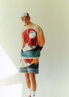 Kith for Columbia 2022 Lookbook Serene Futurism Fashion, Multicolor All Over Print T-shirt For Streetwear, Retro Color Block T-shirt For Streetwear, Kith Lookbook 2023, Kith Lookbook, Multicolor All Over Print Streetwear T-shirt, Reworked Clothes, Columbia Sportswear, Fleece Shorts