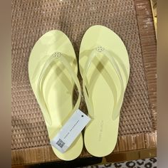 Brand New Comes With Tag Comes With Tory Burch Shopping Bag Made In Brazil Tory Burch, Brazil, Flip Flops, Made In Brazil, Tory Burch Shoes, Flip Flop, Summer Casual, Women's Shoes Sandals, Bag Making