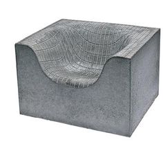 an object that looks like it is made out of concrete