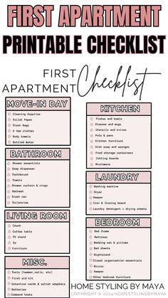 first apartment checklist
free first apartment checklist Apartment Walk Through Checklist, First Flat Checklist, Home Must Haves Checklist, 1st Apartment Checklist Budget, First Apartment Manifestation, First Appartement Must Have, What You Need For Your First Apartment, First Apartment Inspiration, First Home Must Haves