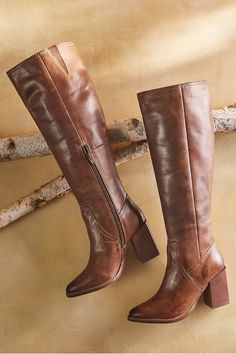 Buy Womens Boots, Everyday Boots, Leather High Heel Boots, Leather Boots Heels, Everyday Shoes, How To Stretch Boots, Barefoot Shoes, Boots Fall