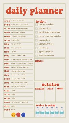 daily plan indo in 2024 | Study planner, Daily planner template, Daily routine planner Daily Plans Ideas, Planning Daily Routine, How To Plan Study, Study Planning Ideas, Jadwal Harian Produktif, Contoh Jurnal Harian, Jadwal Rutinitas Harian, Daily Study Planner Template, Daily Planning Ideas