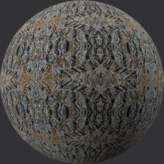 an image of a ball that looks like it has been made out of stone and is very