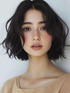 Choppy Bob Haircuts: Edgy and Versatile Style Ideas Short Choppy Haircuts Grunge, Choppy Straight Hair, Pixie Bob Round Face, Choppy Bob Dark Hair, Choppy Edgy Hair, Women's Short Haircuts, Short Shaggy Haircuts Choppy Layers, Choppy Bob Hairstyles For Thick Hair, Grunge Bob With Bangs