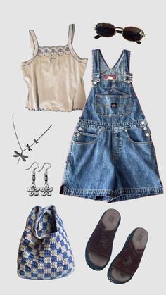 Texas Trip Outfits, 90s Spring Outfits, Cute Outfits Vintage, Outfit Ideas Boho Chic, New England Summer Outfits, Fall Outfits Warm Weather, Fall Summer Outfits, Cottagecore Streetwear, Hawaii Fashion