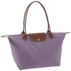 LongChamp Light Purple Large Folding Le Pliage Bags Longchamp Bag Outfit, Longchamp Le Pliage Large, Cheap Womens Fashion, Bags Online Shopping, Latest Handbags, Lavender Bags