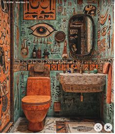 African Bathroom Decor Ideas, Ideas For Small Bathroom, Small Bathroom Designs, Bathroom Aesthetics, Casa Clean, Groovy Vibes, Art Studio Room, Boho Bathroom, Modern Houses Interior